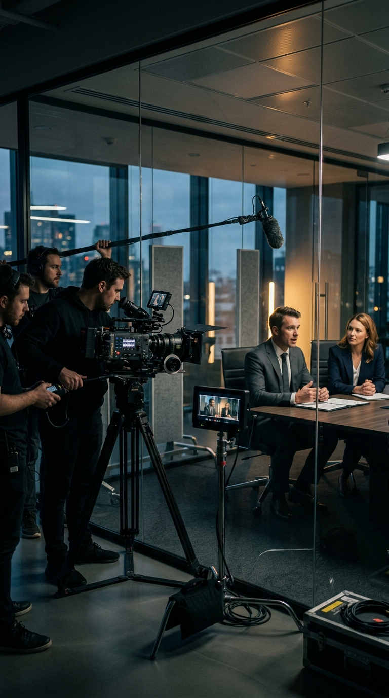 Corporate brand film shoot